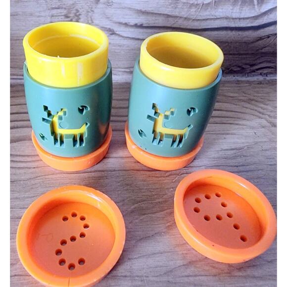 Vintage St. Labre Indian School Ashland Montana Salt & Pepper Shakers Plastic - Picture 11 of 13